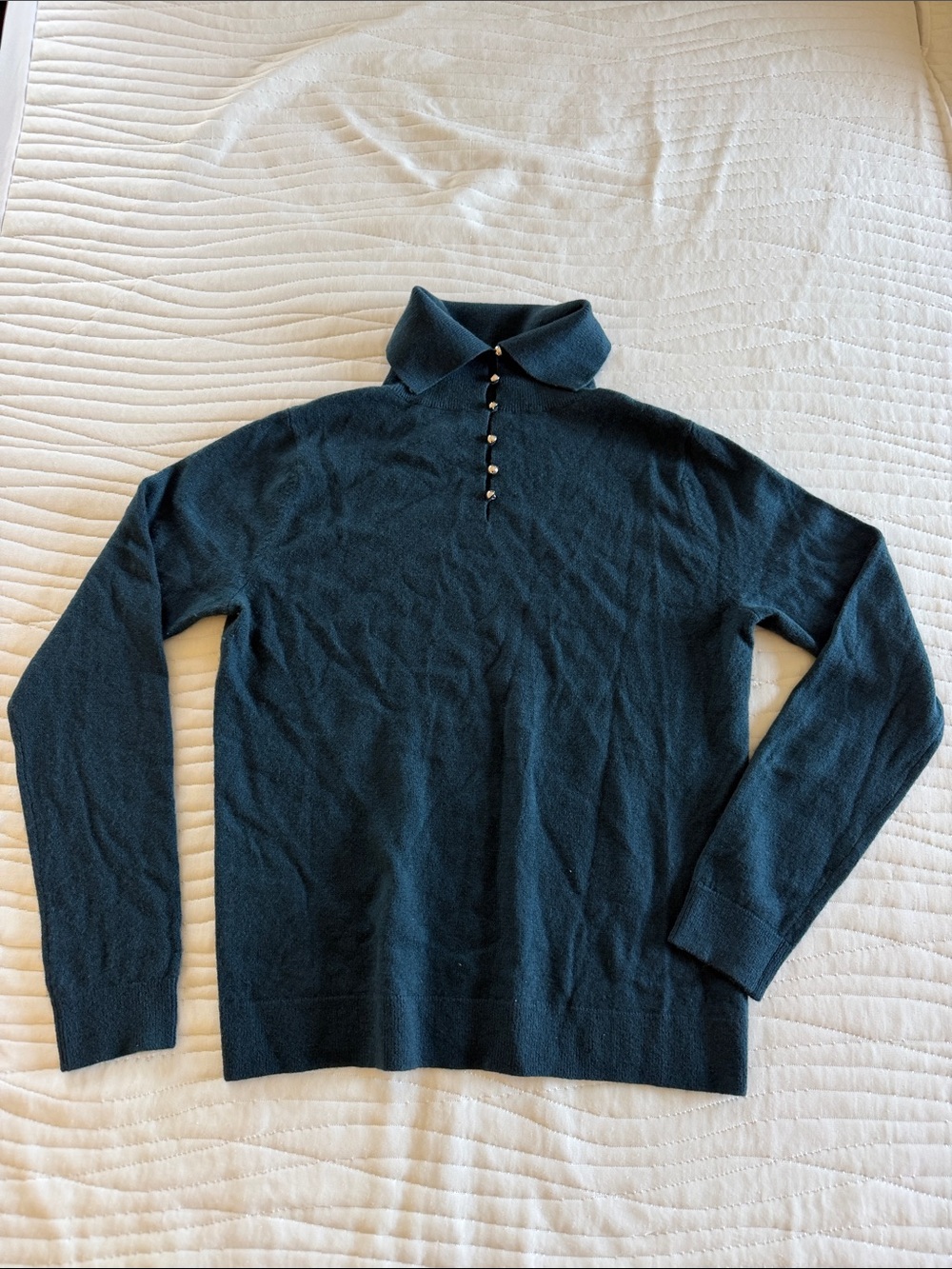 Club Monaco Dark Teal CASHMERE Sweater